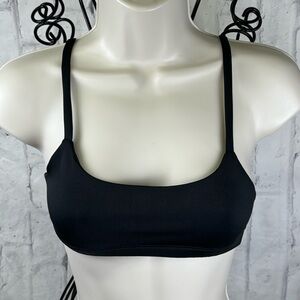 Morgan Stewart Sport Sports Bra Basic Black Adjustable Straps